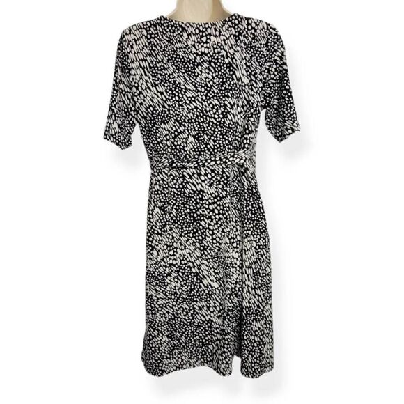 Motherhood Dot Faux Wrap Dress Small - Picture 3 of 3